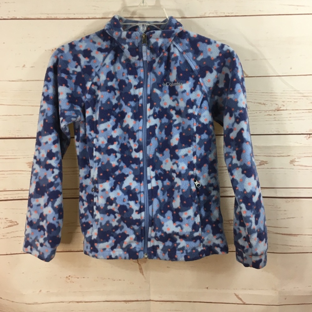 Columbia fleece zip up jacket